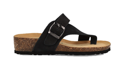 CIABATTA INFRADITO IMB NABUK NERO